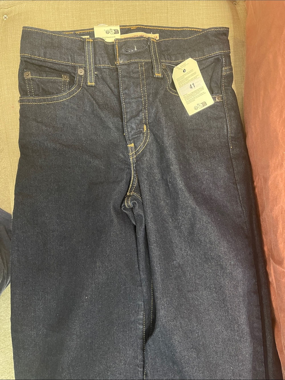 Women’s Dark Blue Jeans - wide leg